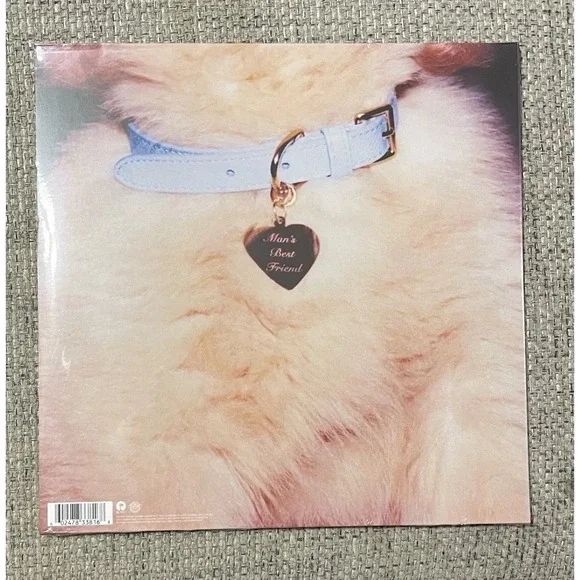 Sabrina Carpenter Mans Best Friend Blue Vinyl Record + Signed Autographed Insert